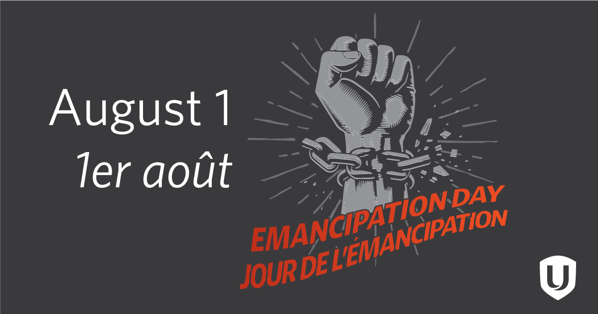 A fist in chans, August 1 Emancipation Day